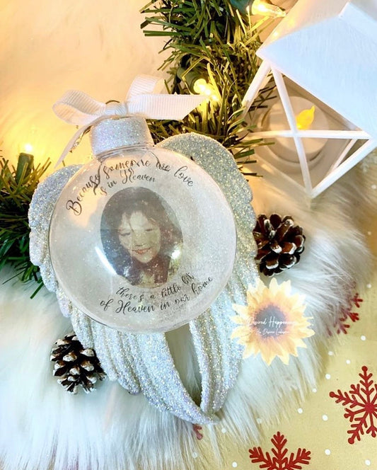 Angel Wing Memorial Ornament